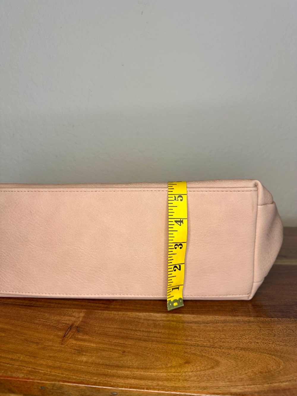Joy Mangano Pink Leather Tote Bag - Picture 9 of 12